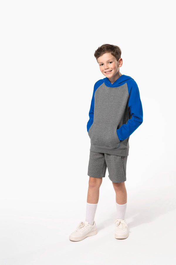 Sweatshirt com Capuz Bicolor de Criança-RAG-Tailors-Fardas-e-Uniformes-Vestuario-Pro