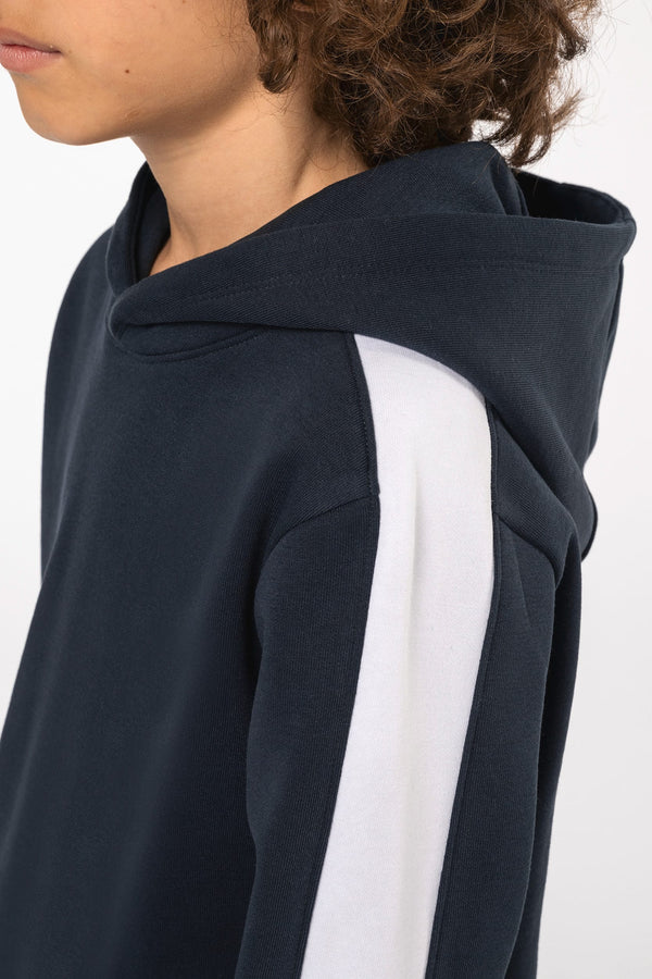Sweatshirt com Capuz Bicolor de Criança-RAG-Tailors-Fardas-e-Uniformes-Vestuario-Pro