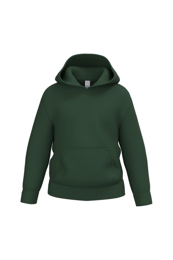 Sweatshirt com Capuz Criança-Verde Floresta Ideal-2/4 Anos-RAG-Tailors-Fardas-e-Uniformes-Vestuario-Pro