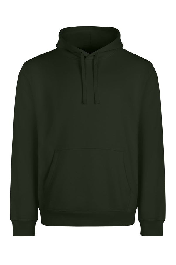 Sweatshirt com Capuz Unissexo em Algodão Orgânico-Hunter Green - 618-S-RAG-Tailors-Fardas-e-Uniformes-Vestuario-Pro