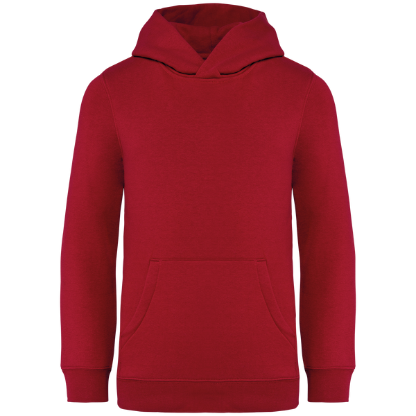 Sweatshirt com Capuz de Criança Eco-responsável-Vermelho Hibisco-4/6 Anos-RAG-Tailors-Fardas-e-Uniformes-Vestuario-Pro