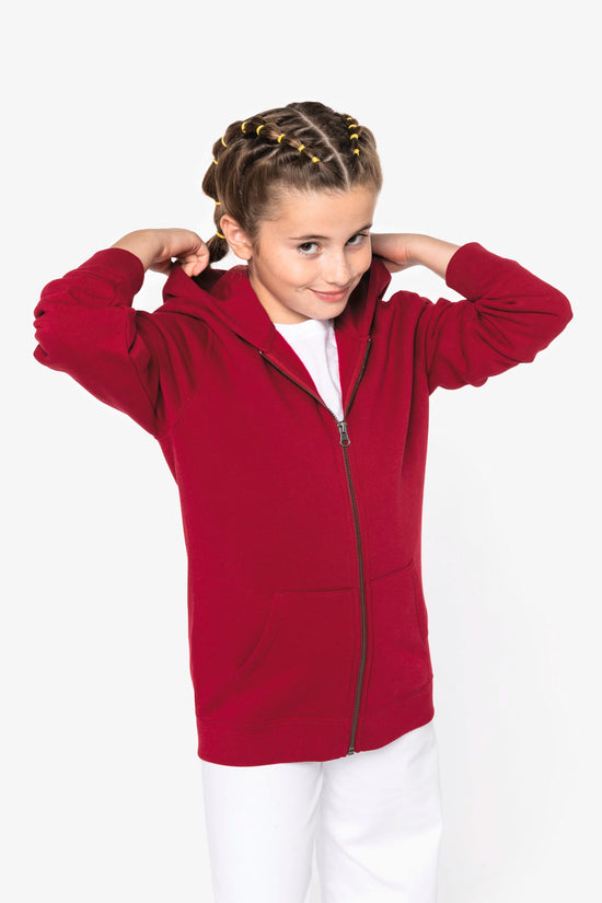 Sweatshirt com Capuz e Fecho Criança-RAG-Tailors-Fardas-e-Uniformes-Vestuario-Pro