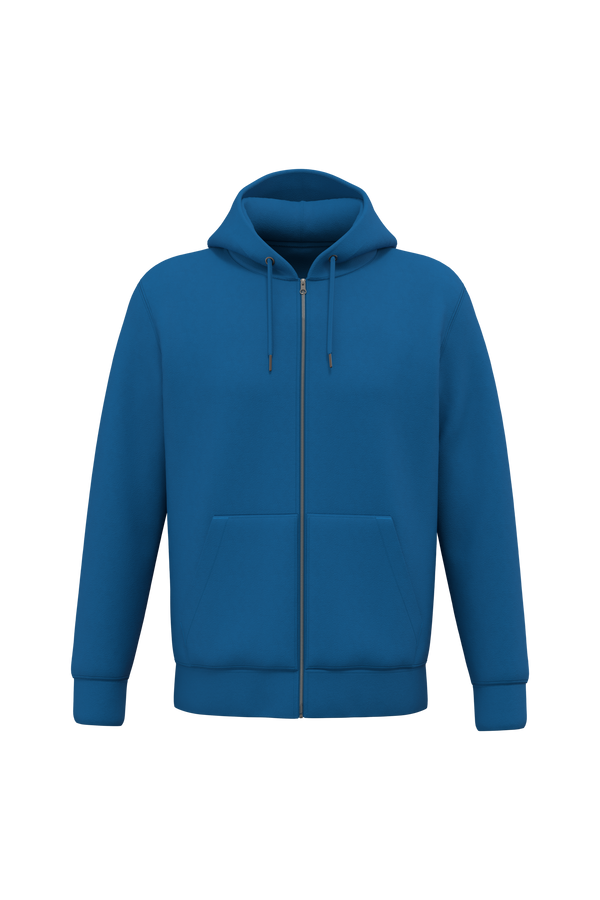 Sweatshirt com Fecho e Capuz Unissexo-Azul Mar-2XS-RAG-Tailors-Fardas-e-Uniformes-Vestuario-Pro