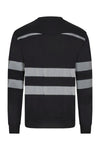 Sweatshirt com Gola Redonda e Faixas Segmentadas de Visibilidade Melhorada-RAG-Tailors-Fardas-e-Uniformes-Vestuario-Pro