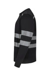 Sweatshirt com Gola Redonda e Faixas Segmentadas de Visibilidade Melhorada-RAG-Tailors-Fardas-e-Uniformes-Vestuario-Pro