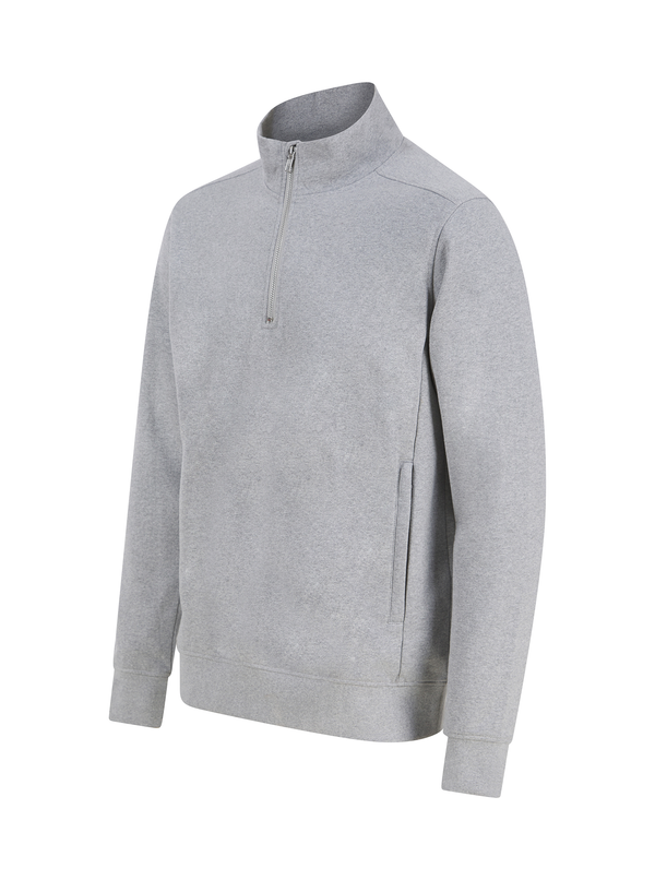 Sweatshirt com Meio Fecho Unissexo-RAG-Tailors-Fardas-e-Uniformes-Vestuario-Pro
