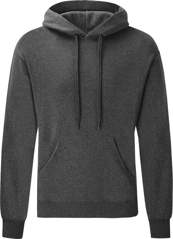 Sweatshirt com capuz Classic (62-208-0)-Dark Heather Grey-S-RAG-Tailors-Fardas-e-Uniformes-Vestuario-Pro