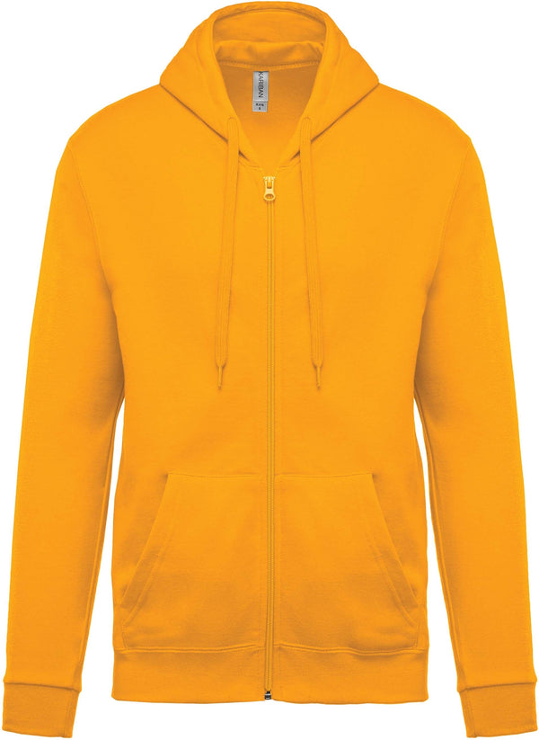 Sweatshirt com capuz e fecho-Amarelo-XS-RAG-Tailors-Fardas-e-Uniformes-Vestuario-Pro