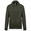 Sweatshirt com capuz e fecho-Caqui Escuro-S-RAG-Tailors-Fardas-e-Uniformes-Vestuario-Pro