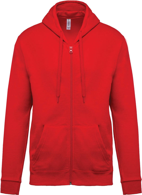 Sweatshirt com capuz e fecho-Vermelho-XS-RAG-Tailors-Fardas-e-Uniformes-Vestuario-Pro