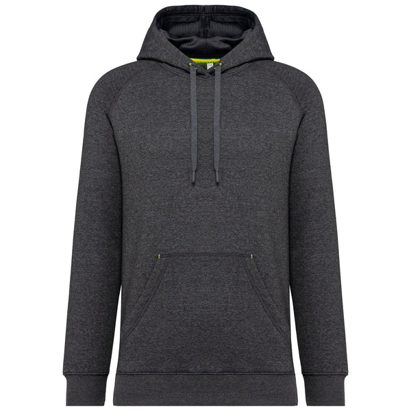 Sweatshirt com capuz unissexo-Dark Grey Heather-XS-RAG-Tailors-Fardas-e-Uniformes-Vestuario-Pro