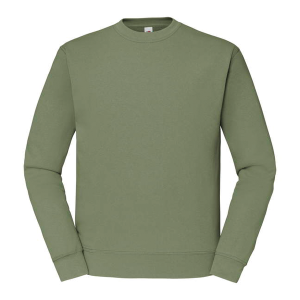 Sweatshirt com decote redondo 62-202-0)-Verde Oliva Clássico-M-RAG-Tailors-Fardas-e-Uniformes-Vestuario-Pro