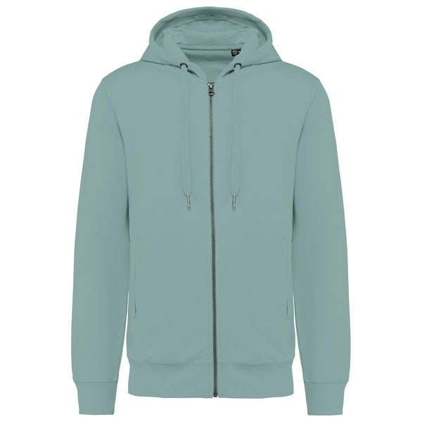 Sweatshirt com fecho e capuz eco-responsável unisex-RAG-Tailors-Fardas-e-Uniformes-Vestuario-Pro