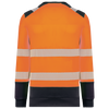 Sweatshirt de Alta Visibilidade em Material Reciclado Decote Redondo Unissexo-RAG-Tailors-Fardas-e-Uniformes-Vestuario-Pro