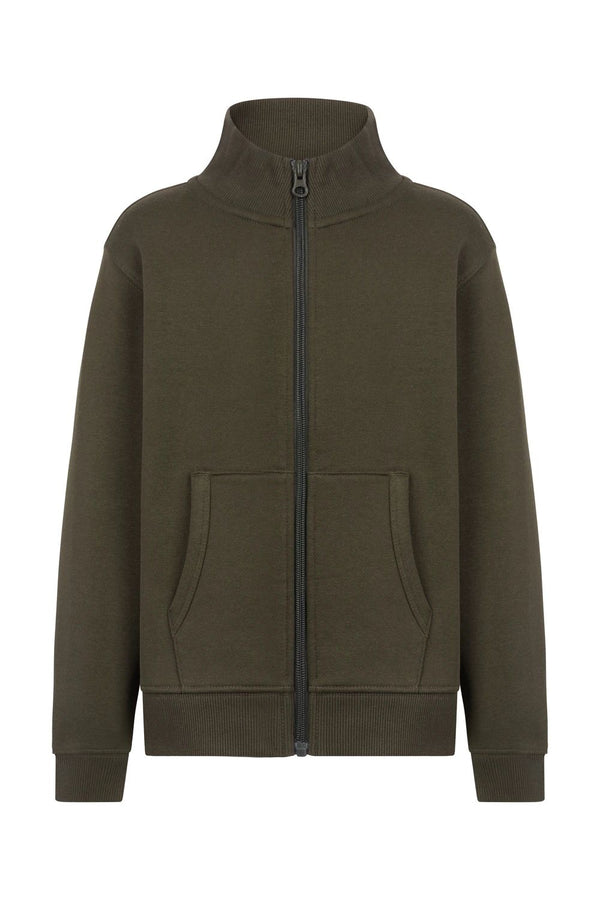 Sweatshirt de Criança com Fecho Cooper Kids 270-Misty Green - 621-1/2-RAG-Tailors-Fardas-e-Uniformes-Vestuario-Pro