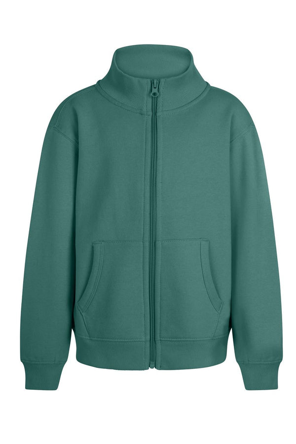 Sweatshirt de Criança com Fecho Cooper Kids 270-Teal - 614-1/2-RAG-Tailors-Fardas-e-Uniformes-Vestuario-Pro