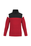 Sweatshirt de Desporto Meio Fecho Criança-Vermelho Desportivo / Preto-4/6 Anos-RAG-Tailors-Fardas-e-Uniformes-Vestuario-Pro