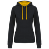 Sweatshirt de Senhora com Capuz em Contraste-Preto / Amarelo-XS-RAG-Tailors-Fardas-e-Uniformes-Vestuario-Pro