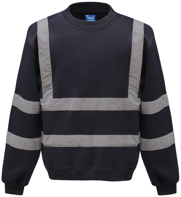 Sweatshirt de alta visibilidade-Azul Marinho-S-RAG-Tailors-Fardas-e-Uniformes-Vestuario-Pro