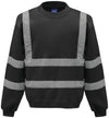 Sweatshirt de alta visibilidade-Preto-S-RAG-Tailors-Fardas-e-Uniformes-Vestuario-Pro