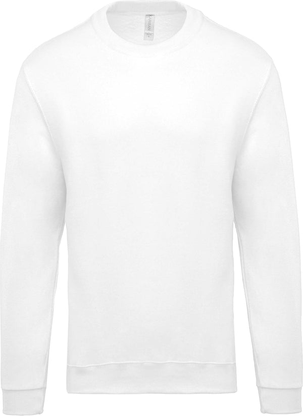 Sweatshirt de criança com decote redondo-Branco-4/6-RAG-Tailors-Fardas-e-Uniformes-Vestuario-Pro