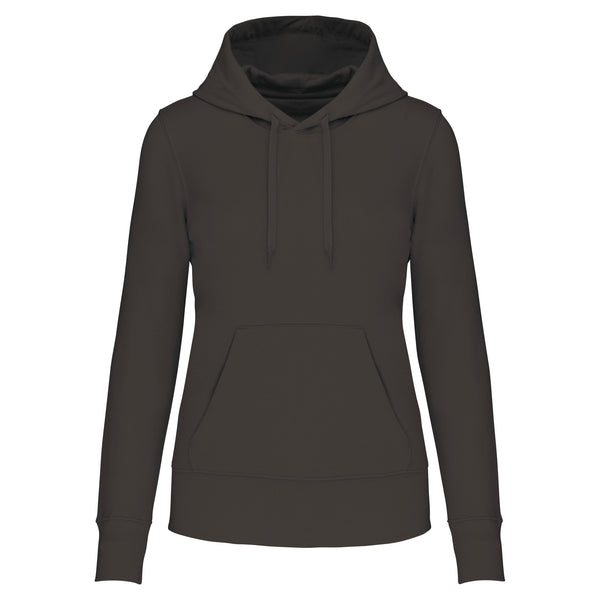 Sweatshirt eco-responsável com capuz de senhora-Dark Grey-XS-RAG-Tailors-Fardas-e-Uniformes-Vestuario-Pro