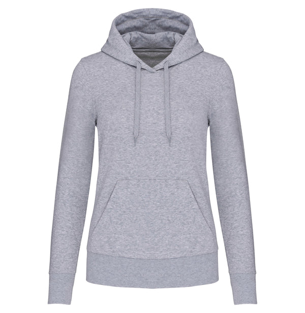 Sweatshirt eco-responsável com capuz de senhora-Oxford Grey-XS-RAG-Tailors-Fardas-e-Uniformes-Vestuario-Pro