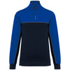 Sweatshirt meio fecho eco-responsável unissexo-Navy / Royal Blue-XS-RAG-Tailors-Fardas-e-Uniformes-Vestuario-Pro
