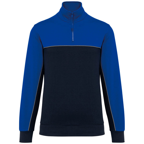 Sweatshirt meio fecho eco-responsável unissexo-RAG-Tailors-Fardas-e-Uniformes-Vestuario-Pro