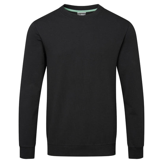 Sweatshirt reciclável de algodão orgânico-Preto-L-RAG-Tailors-Fardas-e-Uniformes-Vestuario-Pro