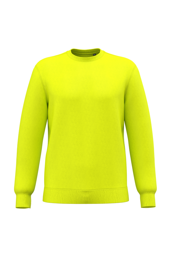 SweattShirt Unisexo decote redondo Malveira-Amarelo Fluorescente-XL-RAG-Tailors-Fardas-e-Uniformes-Vestuario-Pro