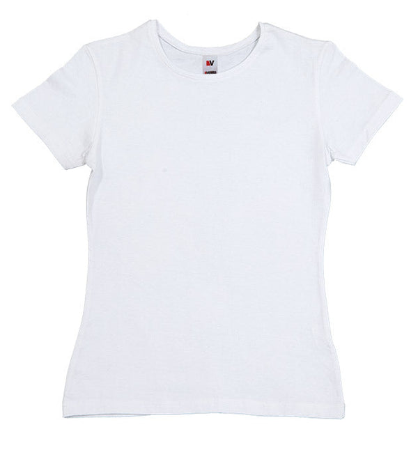 T-SHIRT DE MULHER-Branco-S-RAG-Tailors-Fardas-e-Uniformes-Vestuario-Pro