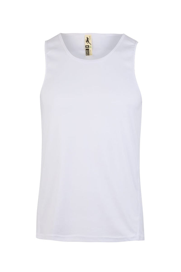 T-Shirt Alças Fluor Flow Unissexo - Manga Cava-Branco - 100-S-RAG-Tailors-Fardas-e-Uniformes-Vestuario-Pro