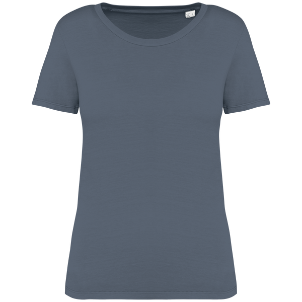 T-Shirt Aspecto Lavado Senhora Eco-Washed Mineral Grey-XS-RAG-Tailors-Fardas-e-Uniformes-Vestuario-Pro