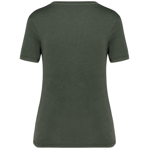 T-Shirt Aspecto Lavado Senhora Eco-RAG-Tailors-Fardas-e-Uniformes-Vestuario-Pro