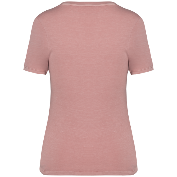 T-Shirt Aspecto Lavado Senhora Eco-RAG-Tailors-Fardas-e-Uniformes-Vestuario-Pro