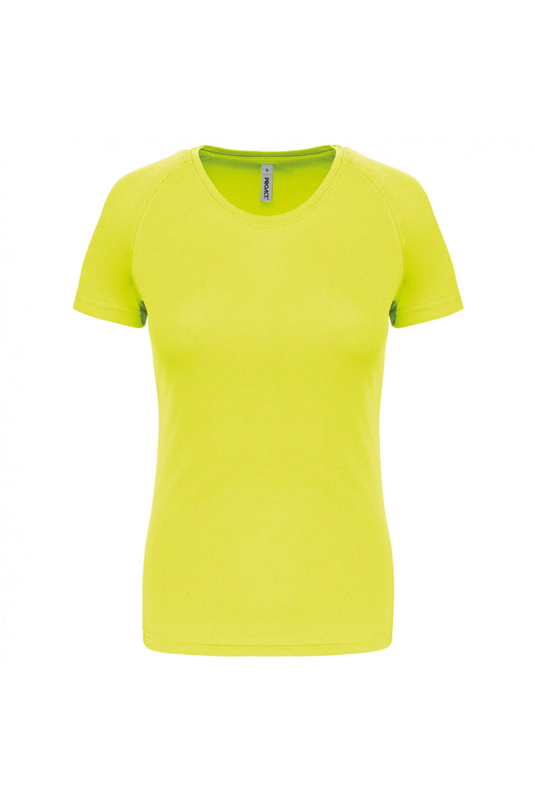 T-Shirt Desportiva Senhora (2 de 3)-Fluor Yellow-XS-RAG-Tailors-Fardas-e-Uniformes-Vestuario-Pro