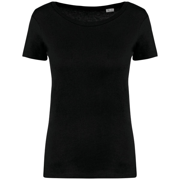 T-Shirt Eco Senhora Iberica-Preto-XS-RAG-Tailors-Fardas-e-Uniformes-Vestuario-Pro