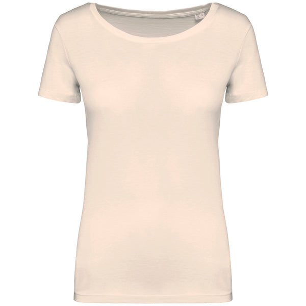 T-Shirt Eco Senhora Iberica-Ivory-XS-RAG-Tailors-Fardas-e-Uniformes-Vestuario-Pro
