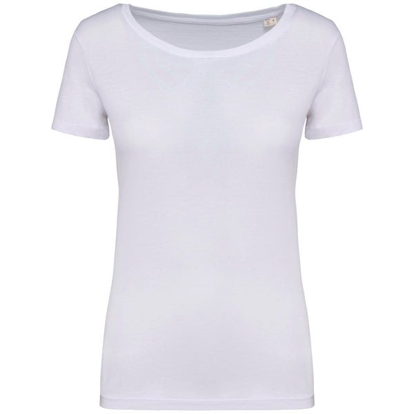 T-Shirt Eco Senhora Iberica-Branco-XS-RAG-Tailors-Fardas-e-Uniformes-Vestuario-Pro