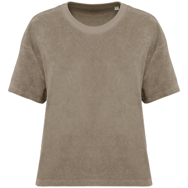 T-Shirt Eco em Malha Turca-Cream Coffe-XS-RAG-Tailors-Fardas-e-Uniformes-Vestuario-Pro