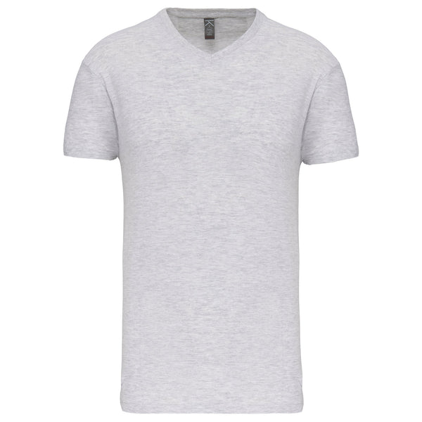 T-Shirt Homem BIO 150IC decote em V-Ash Heather-S-RAG-Tailors-Fardas-e-Uniformes-Vestuario-Pro