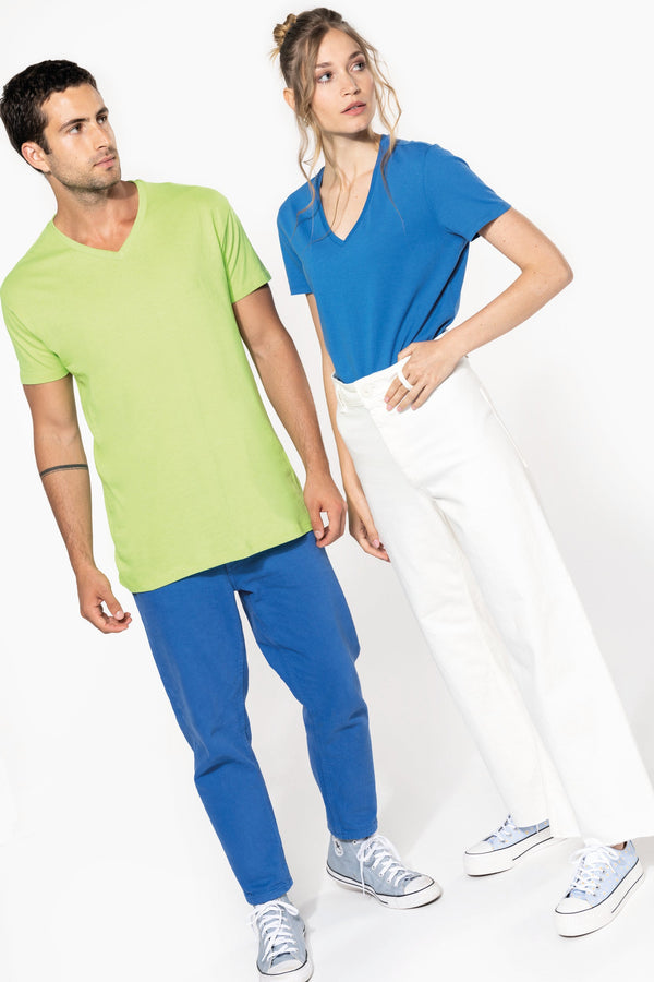 T-Shirt Homem BIO 150IC decote em V-RAG-Tailors-Fardas-e-Uniformes-Vestuario-Pro