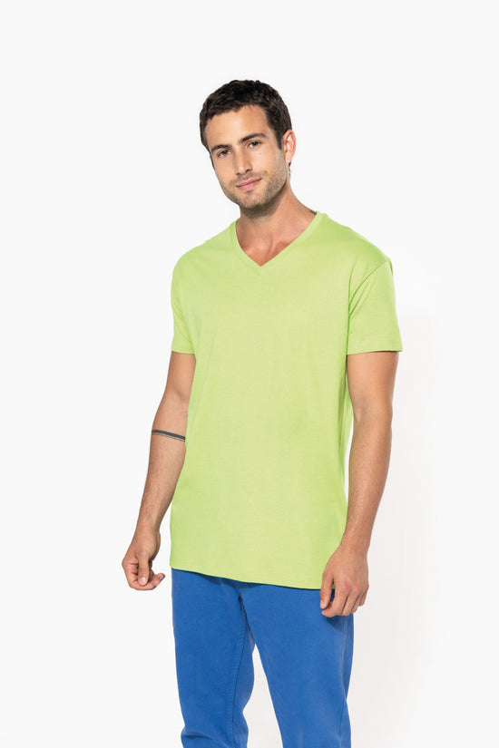 T-Shirt Homem BIO 150IC decote em V-RAG-Tailors-Fardas-e-Uniformes-Vestuario-Pro