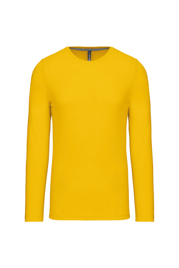 T-Shirt Homem m\comprida Algodão (2 de 2)-Amarelo-S-RAG-Tailors-Fardas-e-Uniformes-Vestuario-Pro