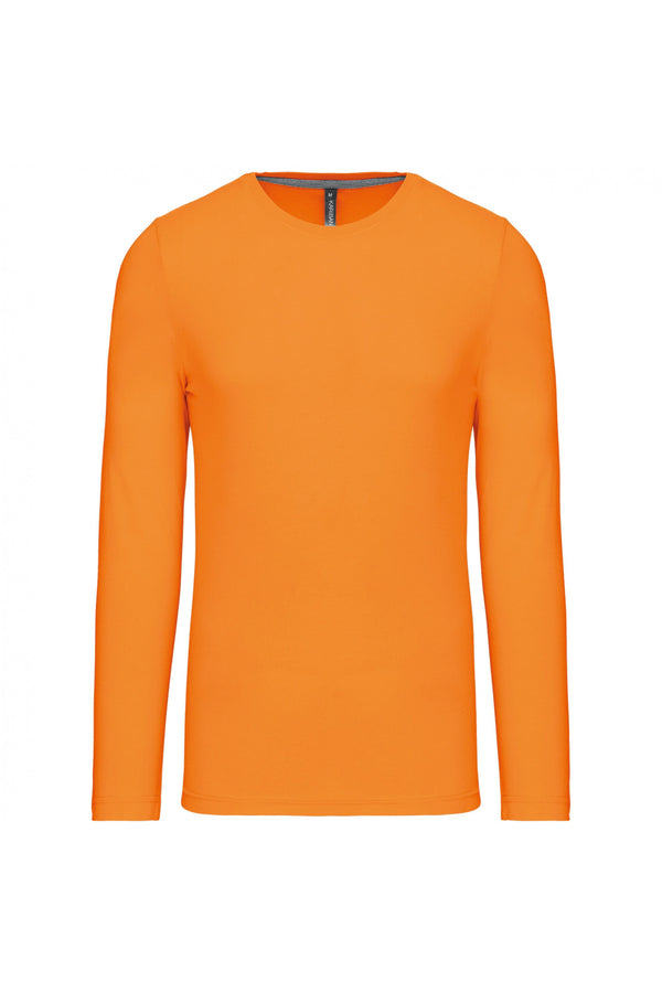 T-Shirt Homem m\comprida Algodão (2 de 2)-Orange-S-RAG-Tailors-Fardas-e-Uniformes-Vestuario-Pro