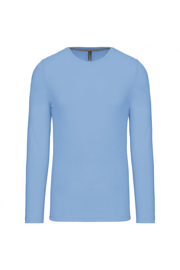 T-Shirt Homem m\comprida Algodão (2 de 2)-Sky Blue-S-RAG-Tailors-Fardas-e-Uniformes-Vestuario-Pro