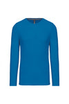 T-Shirt Homem m\comprida Algodão (2 de 2)-Tropical Blue-S-RAG-Tailors-Fardas-e-Uniformes-Vestuario-Pro