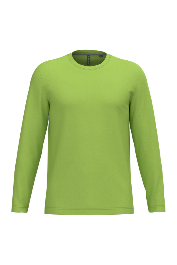 T-Shirt Homem m\comprida Algodão-Lime-S-RAG-Tailors-Fardas-e-Uniformes-Vestuario-Pro
