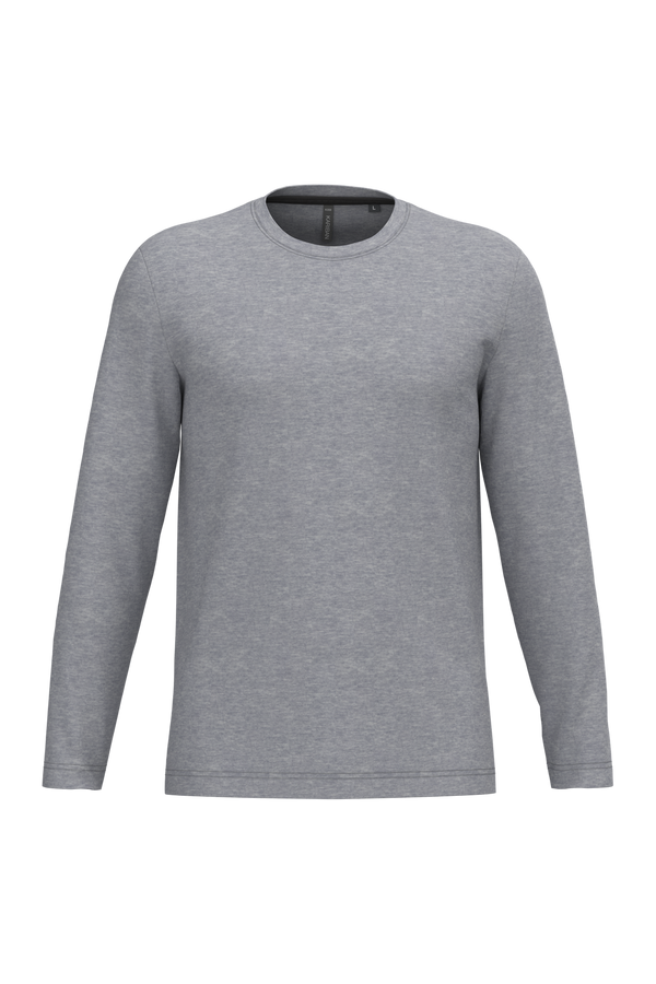 T-Shirt Homem m\comprida Algodão-Oxford Grey-S-RAG-Tailors-Fardas-e-Uniformes-Vestuario-Pro